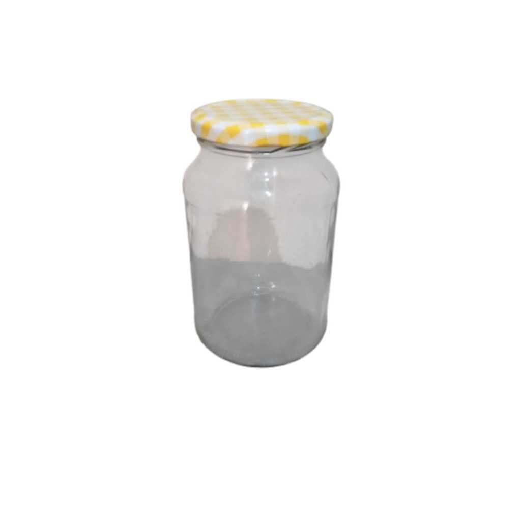 KIT 10 POTE 600 ML XADREZ AMARELO