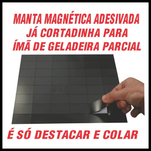 100 Pedaços Cortadinhos Manta de Ímã de Geladeira Magnética Adesiva 2,9 X 1,9 Cm, Lembrancinha, Festa, Personalizado.