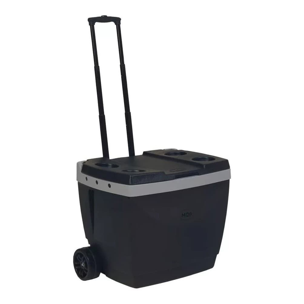 Caixa Termica Com Rodas Mor 42L Cooler Bebida Praia Com Rodinha Oferta Praia