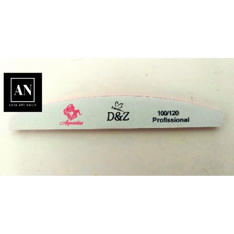 LIXA LUXURY D&Z PARA ALONGAMENTO 80/120 2 em 1. Lado 100 grossa para retirar material flexível