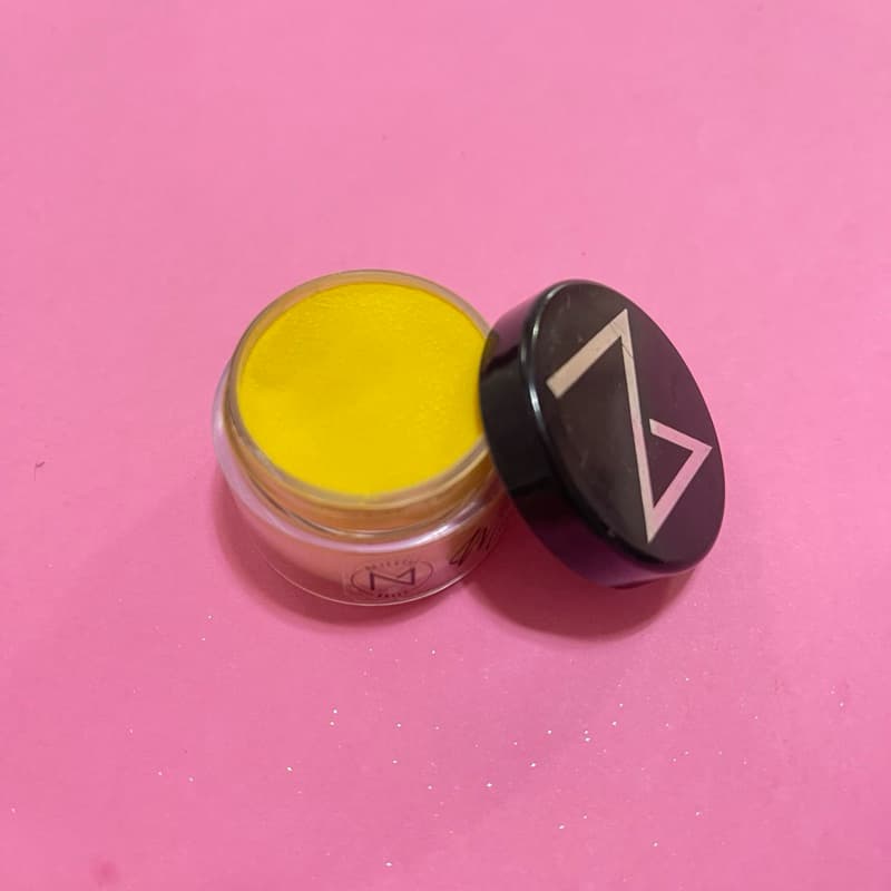 Pó acrílico colorido Majestic amarelo marrom 10 g