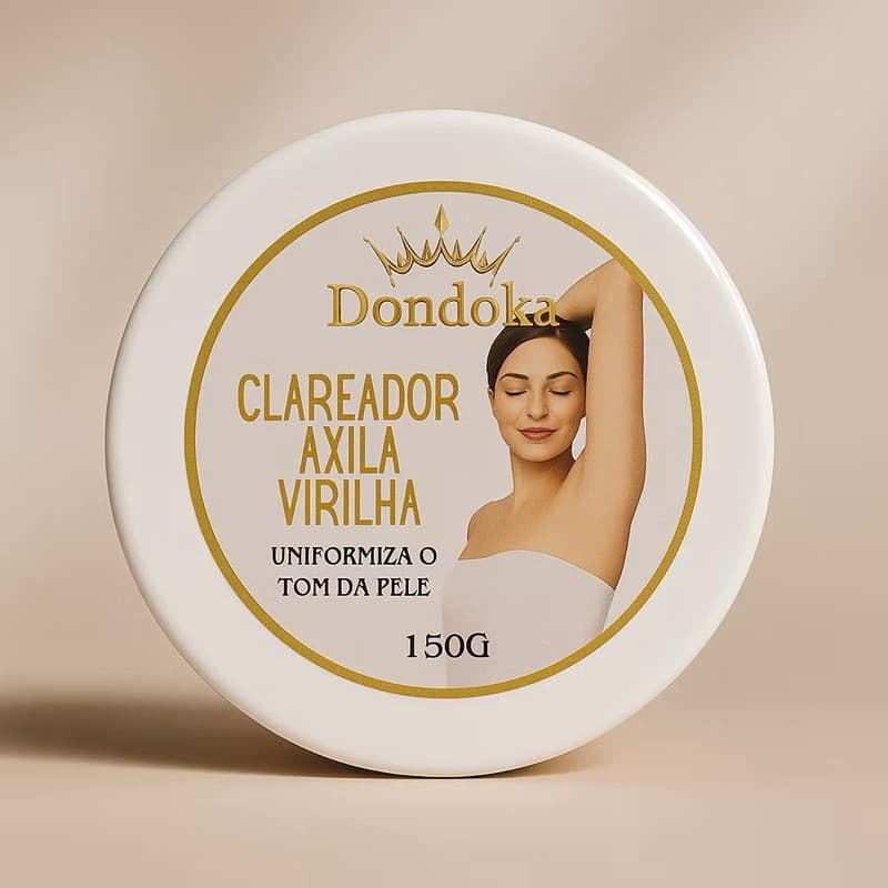 Super Clareador de axilas e virilhas DONDOKA 150gr Axilas e Virilhas Escuras Nunca Mais !!!