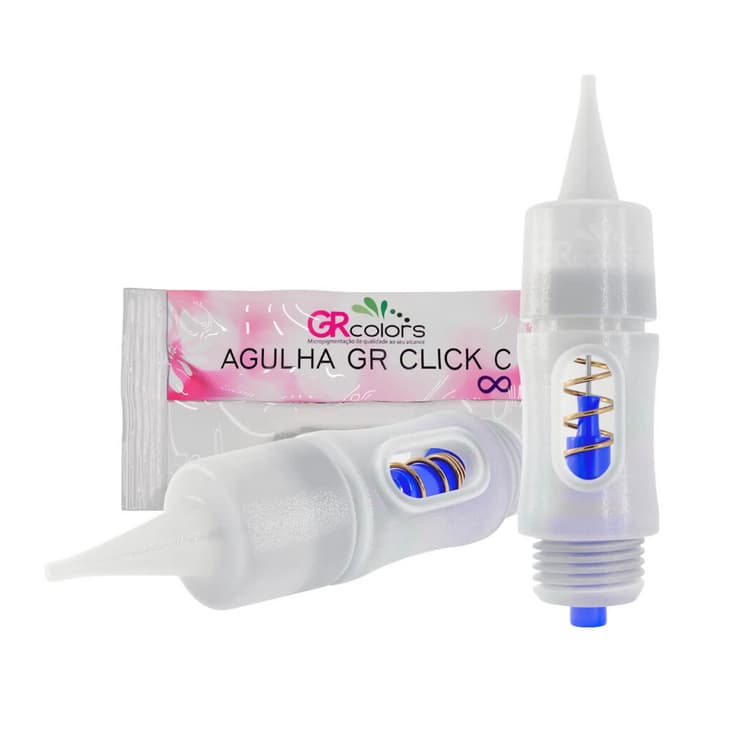 5 Unidades de Agulha GR Basic ou Platinum 1RL ou 3RL 1 Ponta ou 3 Pontas