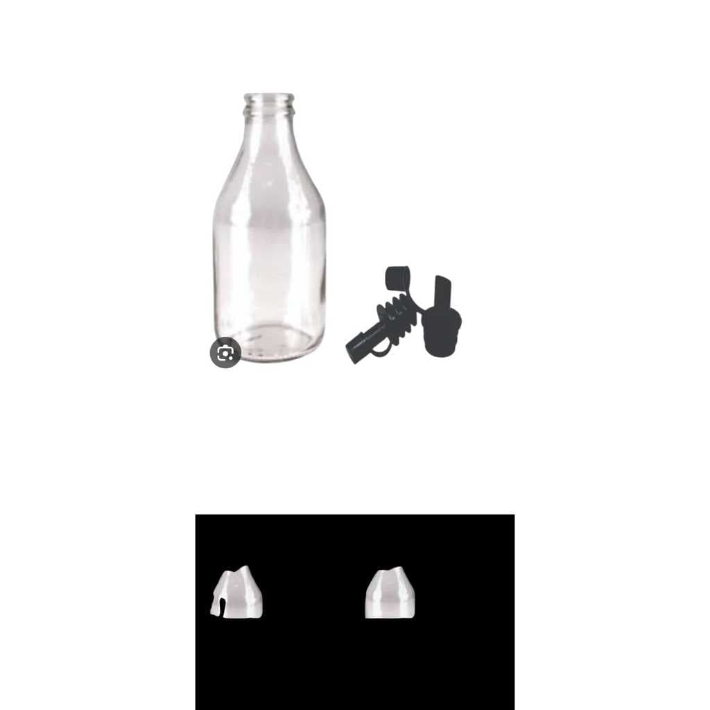 KIT 10 GARRAFA 180 ML OTIMA PARA AZEITE VINAGRE PIMENTA COM BICO DOSADOR
