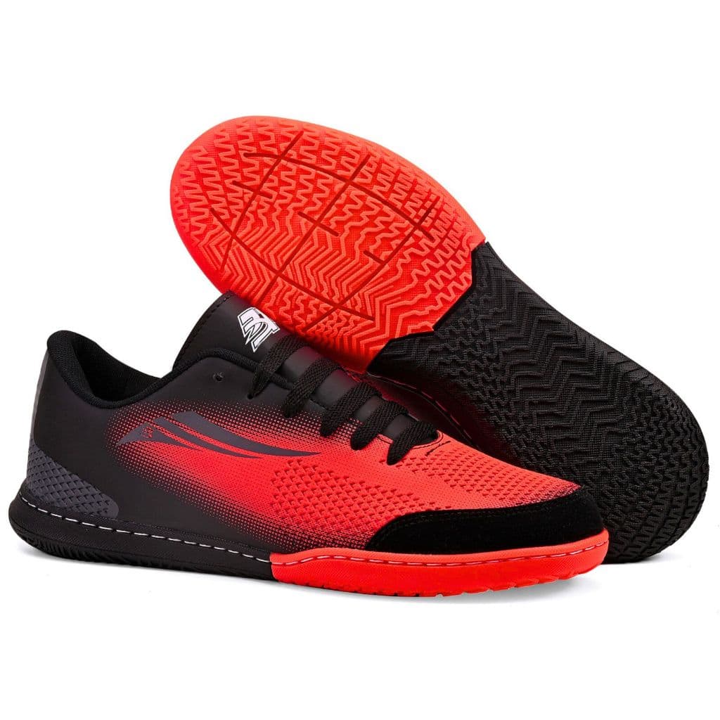 Chuteira Masculina Futsal 3F Quadra Salão Ótima Qualidade Resistente Solado Costurado Antiderrapante