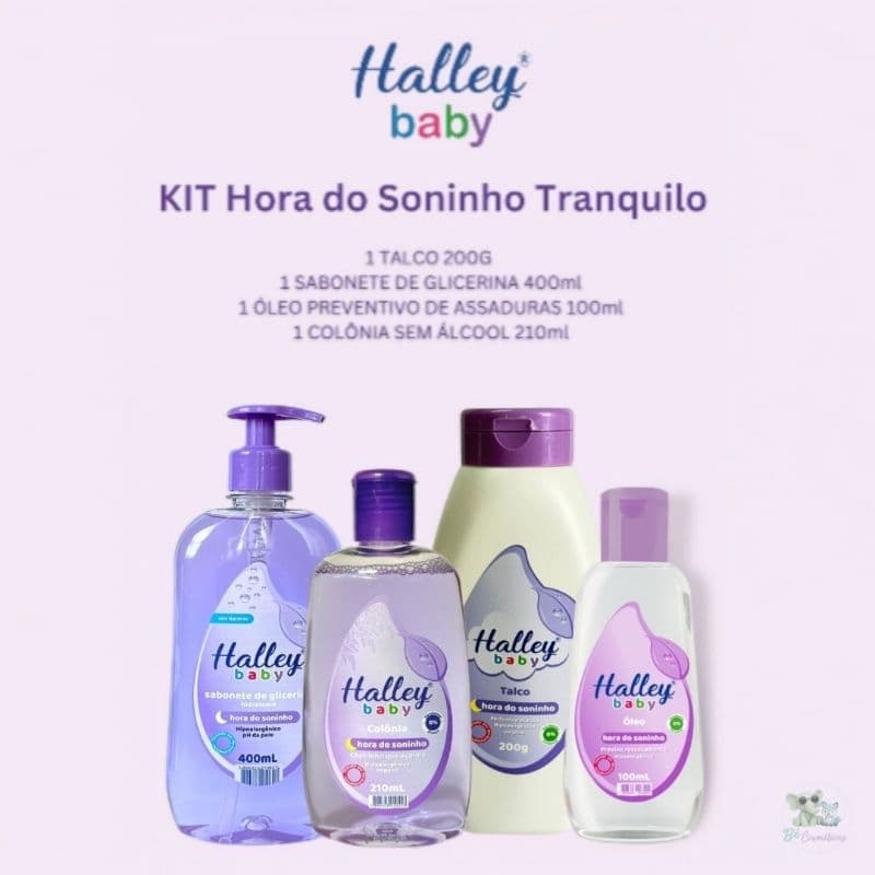 Halley Baby Kit Hora do Soninho Tranquilo e Reparador