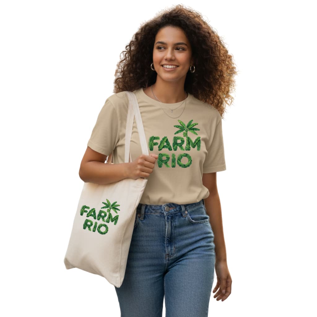 Combo Kit Camiseta Feminina + Ecobag Blusa Feminina 100% Algodao