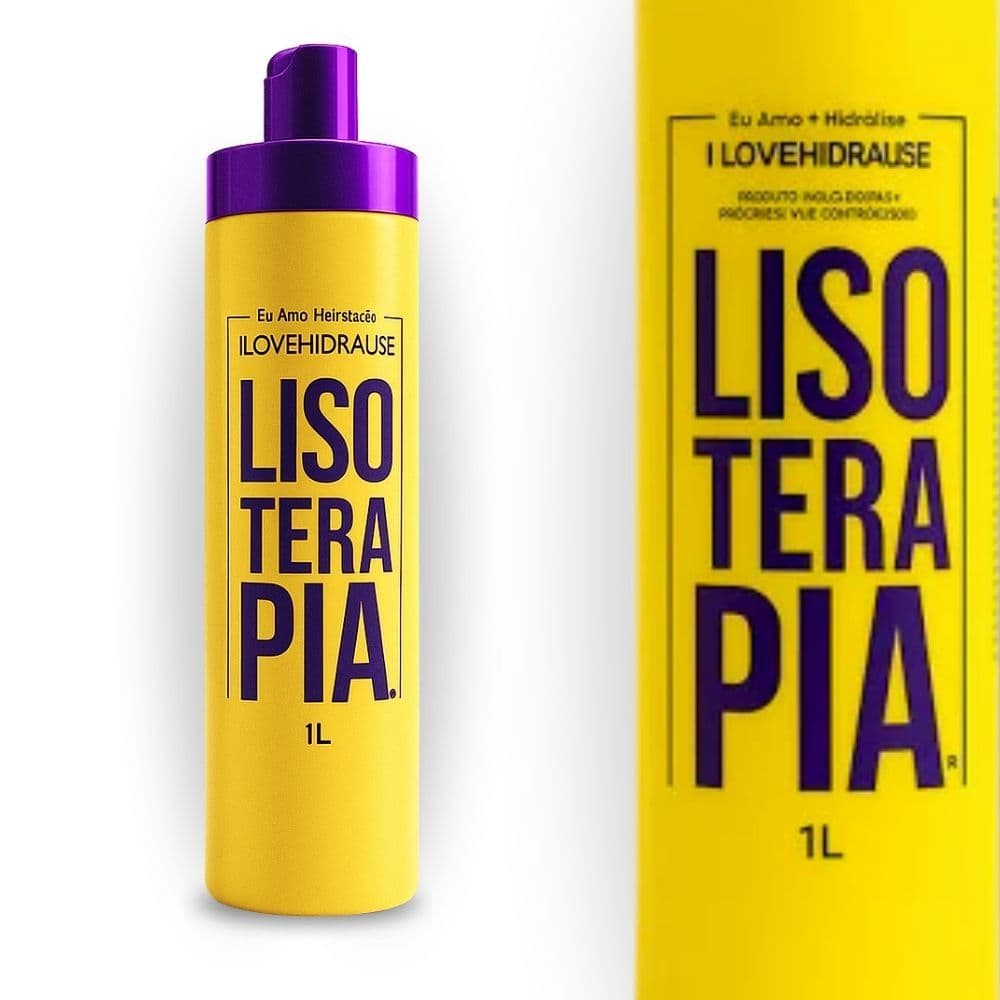Progressiva Lisoterapia Sem Formol  Kit Shampoo e Condicionador Pós quimica Contem Variação