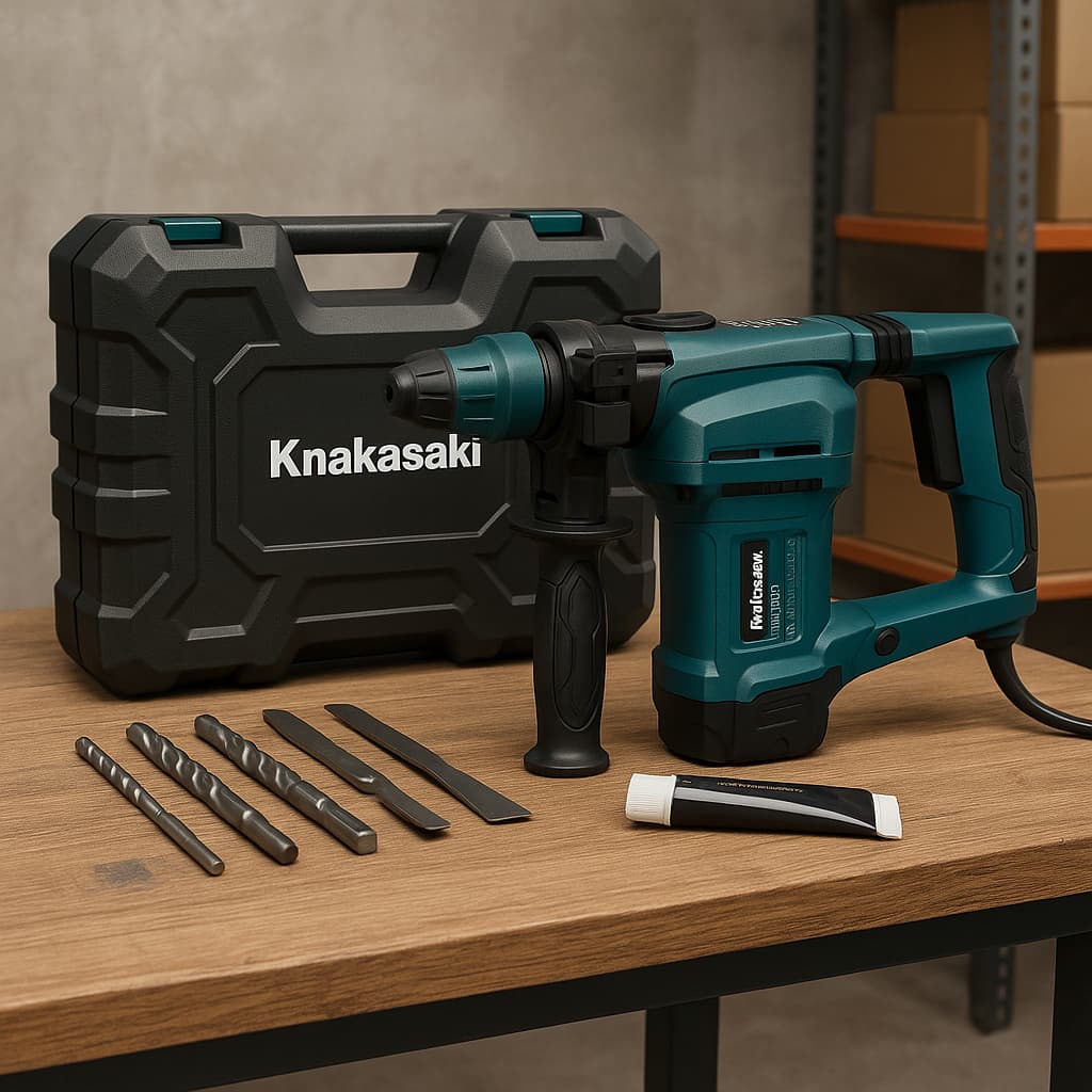 Martelete Perfurador e Rompedor Profissional 1600W 5,6 kg SDS Plus Com Kit e Maleta