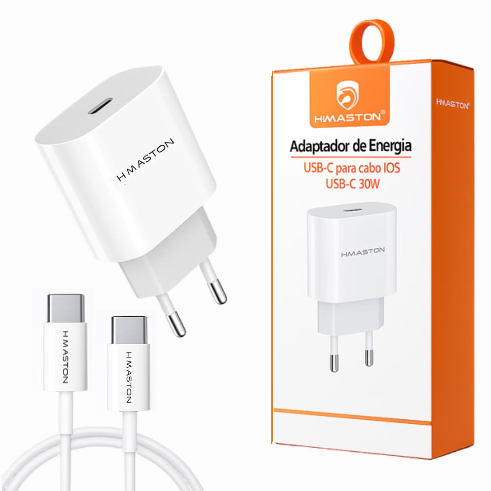 Carregador Turbo Para iPhone 15 E 16 Plus Pro e  Max Tipo C, 30w Super Resistente