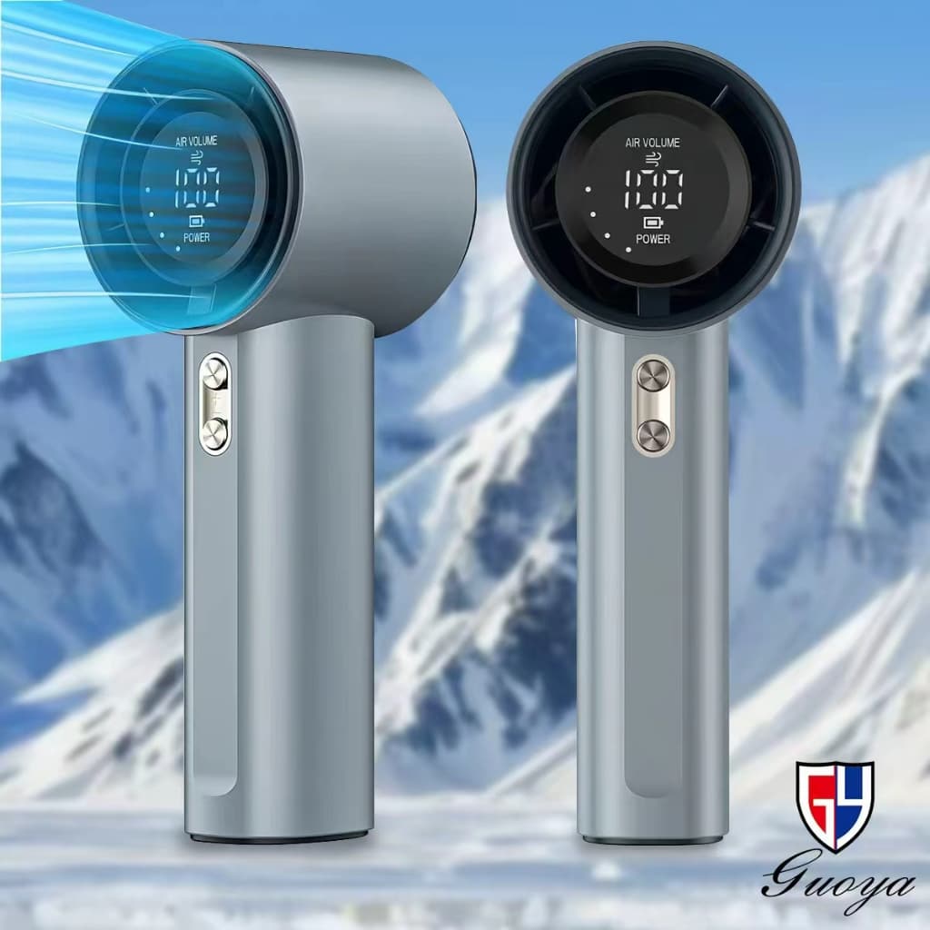 Mini Ventilador Portátil 16000rpm Usbrecarregar 100 Velocidade Bateria 4000 Mah