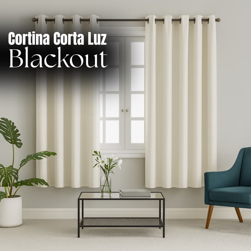 cortina blackout PVC BLOQUEIA 100% DA LUZ 2,20 X 1,30 sala quarto escritório cozinha várias cores