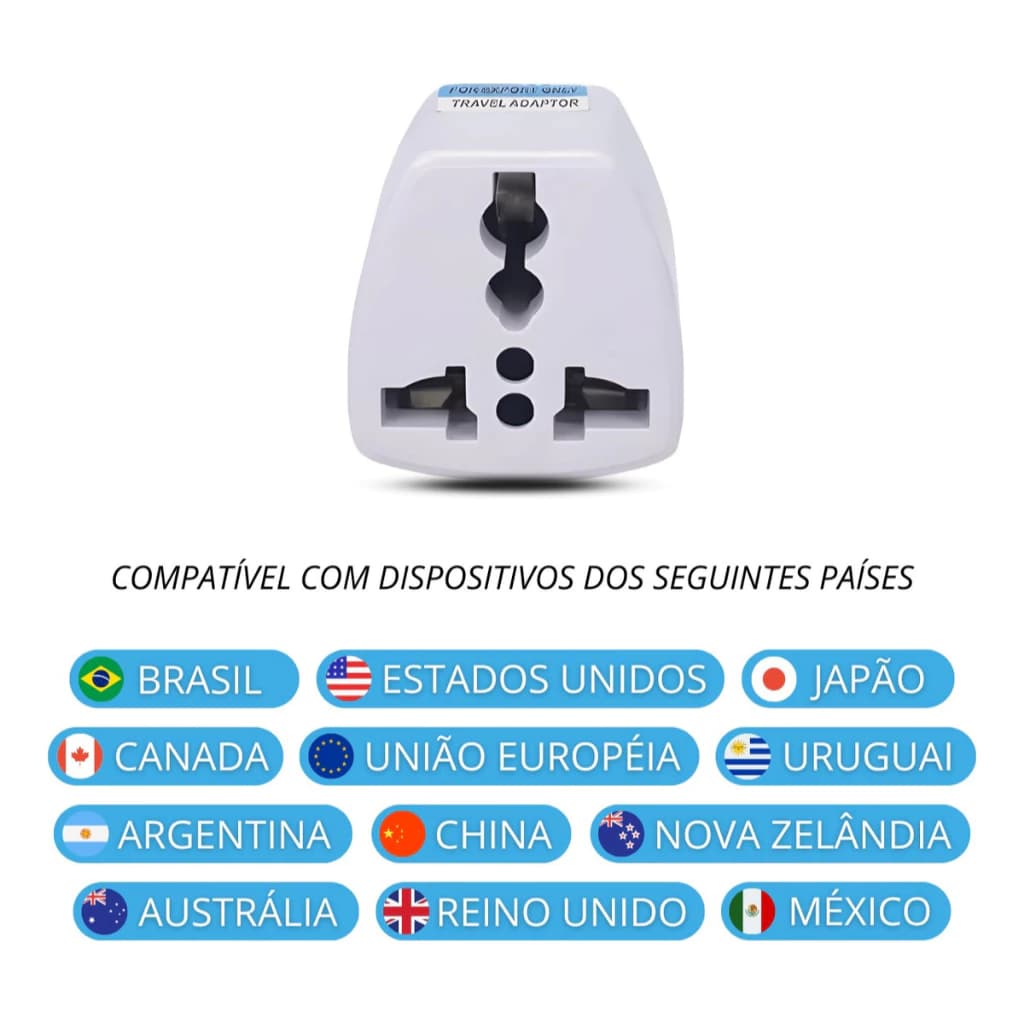Adaptador de Tomada Universal Max – Não deixe de conectar seus produtos.