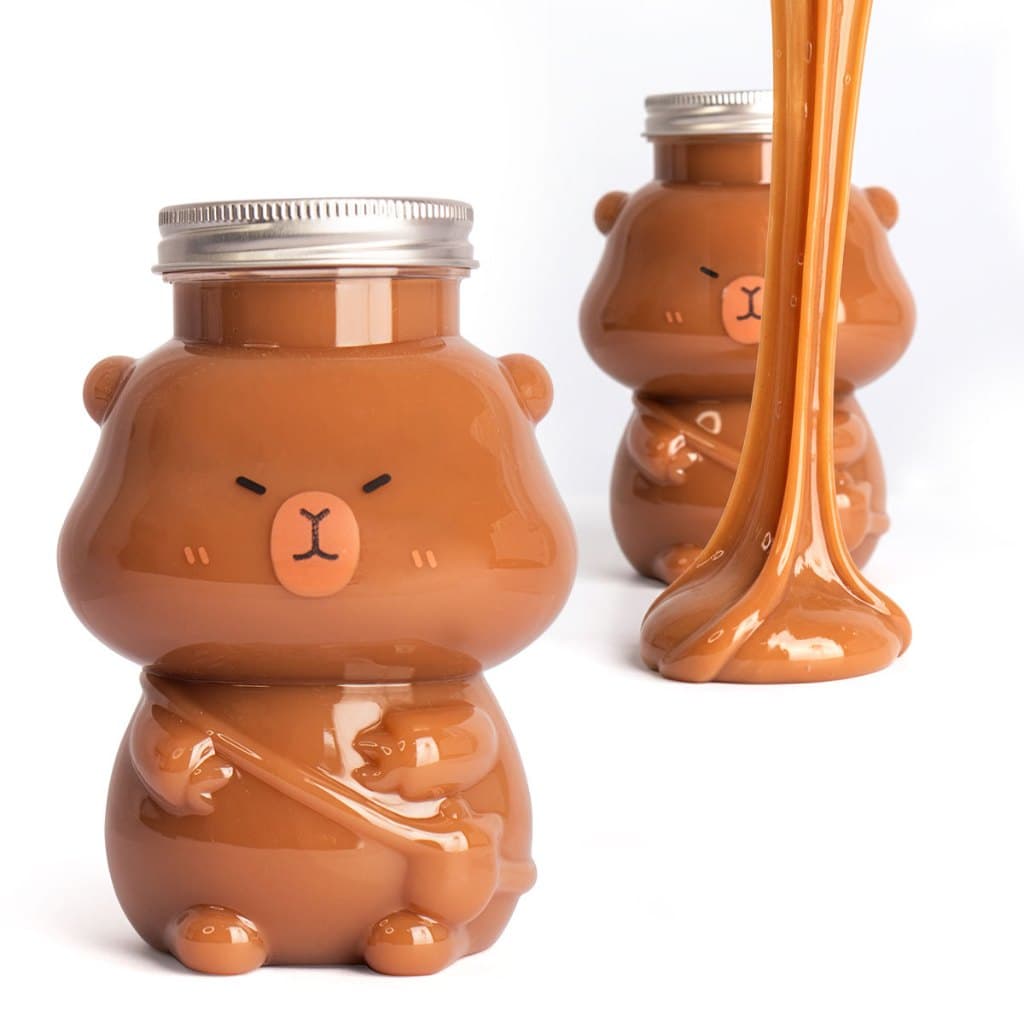 Slime Capivara Aromatizado Antiestresse 400g Reutilizável