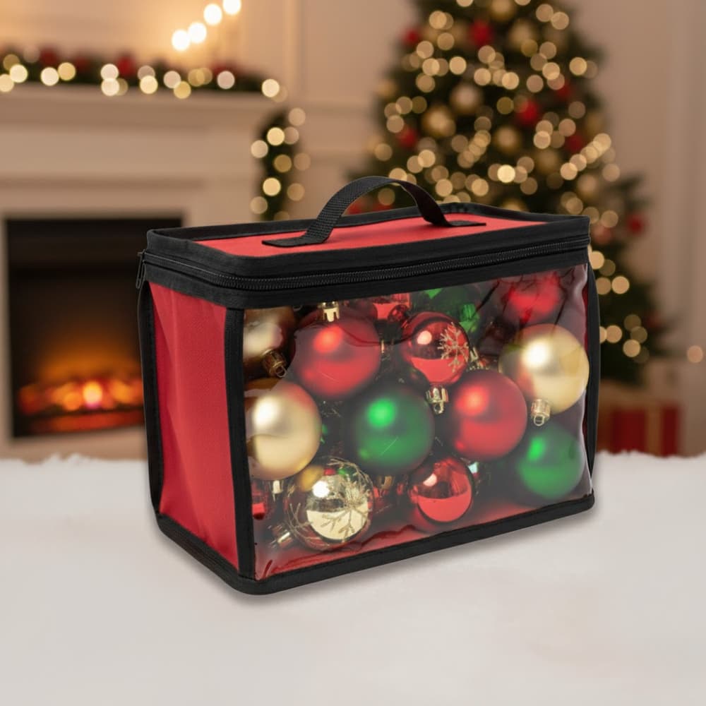 Bolsa Organizadora para Bolinhas de Natal, Fitas, e Laços Artesanato em Geral