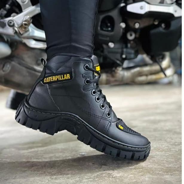 Bota Coturno Masculino CAT Impermeável Palmilha de Gel Promoção