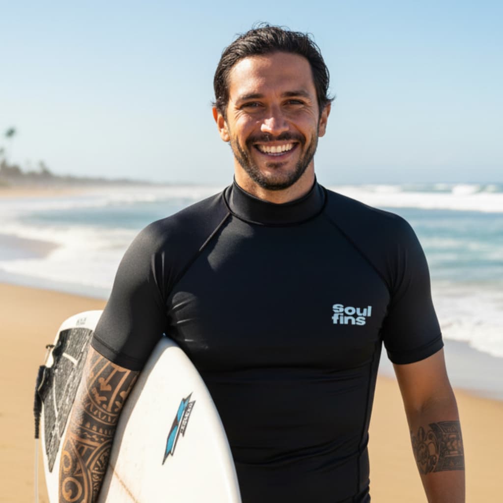 Lycra Camisa Segunda Pele Surf Esportiva Proteção Solar +UV50 Blusa Camisa Elástica