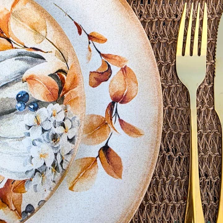 Jogo de Pratos Rasos Delicado 6 un Conjunto de Jantar em Cerâmica Decorativo para Mesa Posta  pratos sofisticados Almoço