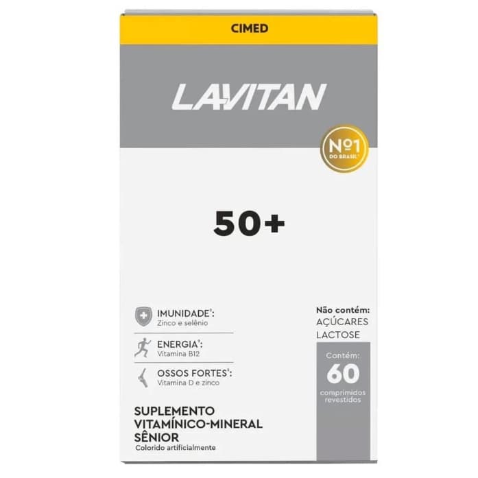Lavitan Sênior 50+ Com 60 Comprimidos