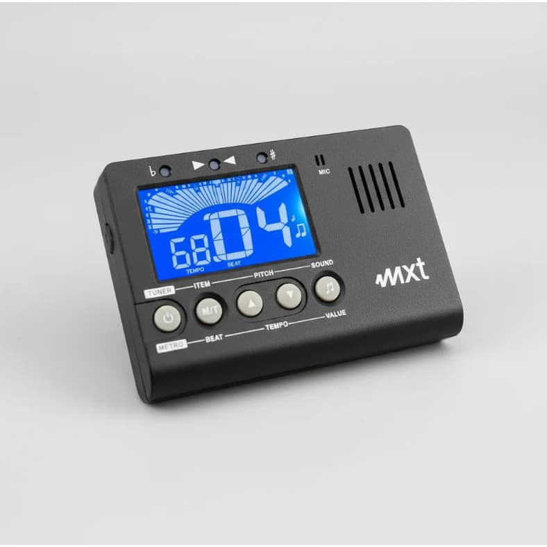 Metrônomo E Afinador Digital Cromatico Mxt Mt-560 Preto