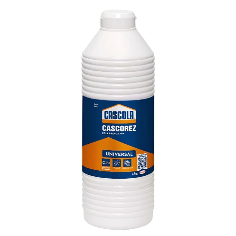 Cola Cascola Branca Universal Henkel Artesanato Forte 1kg Branca