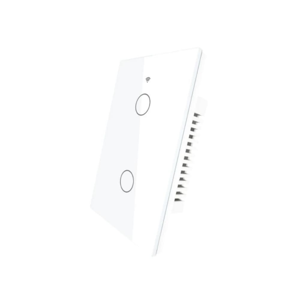 Interruptor Sem Neutro Inteligente Branco Tuya 2 Tcls Alexa