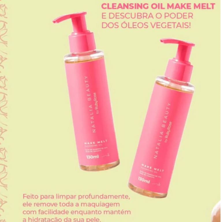 CLEASING OIL MAKE MELT NATALIA BEAUTY BY RUBY ROSE 130ml