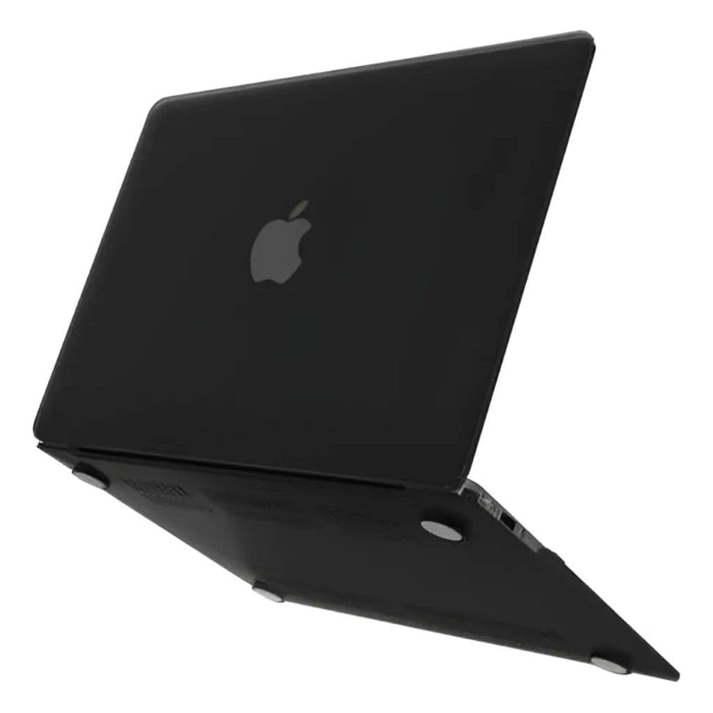Capa Acrílico Preto Fosco Para MacBook Air A1466 Preto Fosco