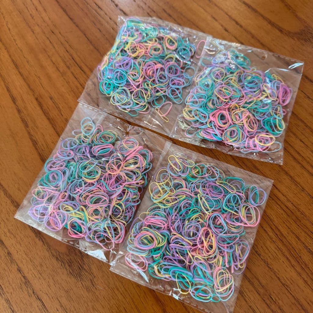 Kit 500 Elásticos Silicone