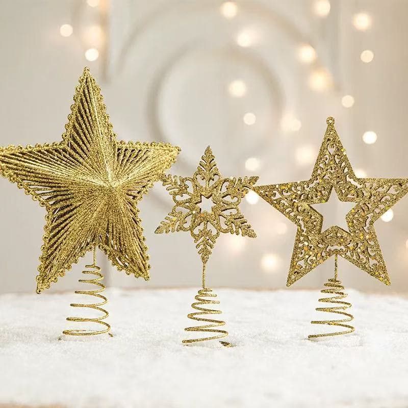 Ponteira arvore de natal de ferro 15CM/E72065