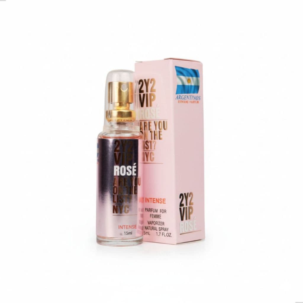 Perfume Deo Colônia Feminino 2y2 Vip Rosé Eau De Parfum Intense Woman Para Bolsa 15ml
