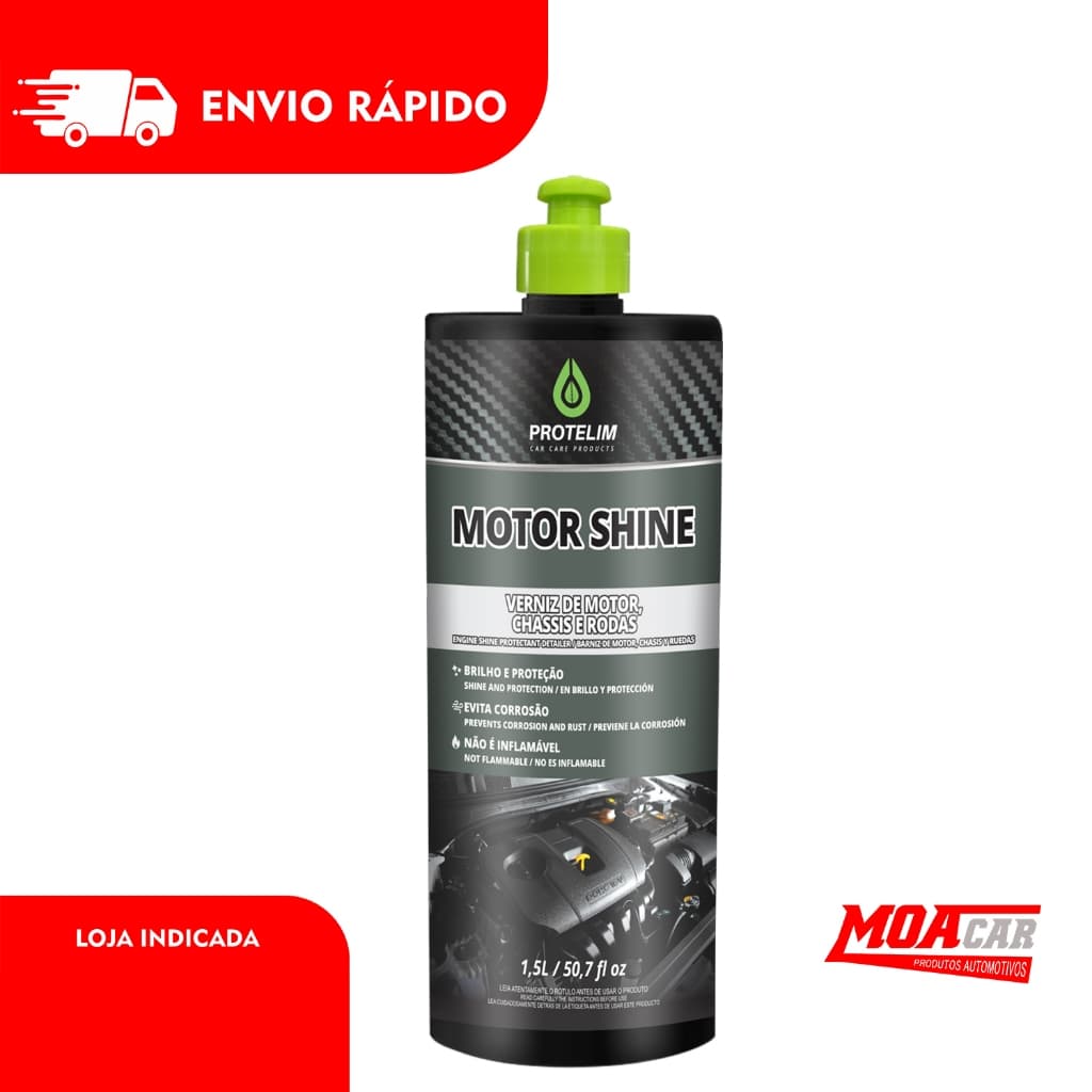 MOTOR SHINE VERNIZDE MOTOR CHASSI E CAIXA RODA 1,5L  PROTELIM