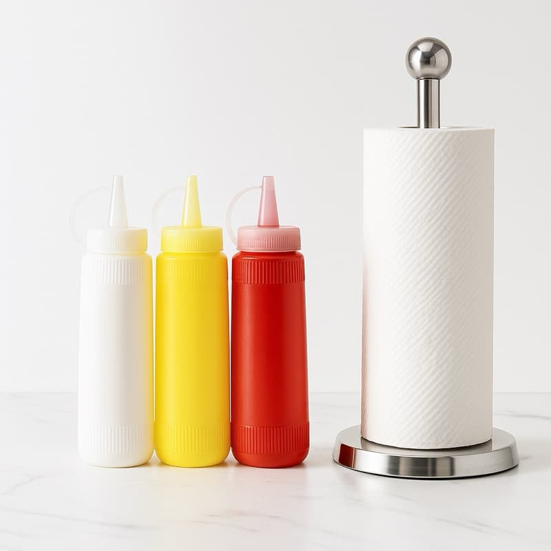Kit com 3 Bisnaga Ketchup, Maionese e Mostarda 200Ml