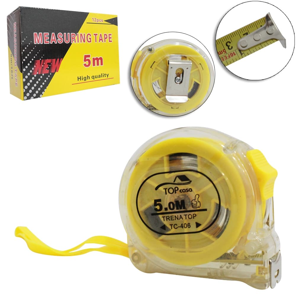 TOP Casa Trena Automática c/ Trava plástico 5m x 17mm 1 unidade