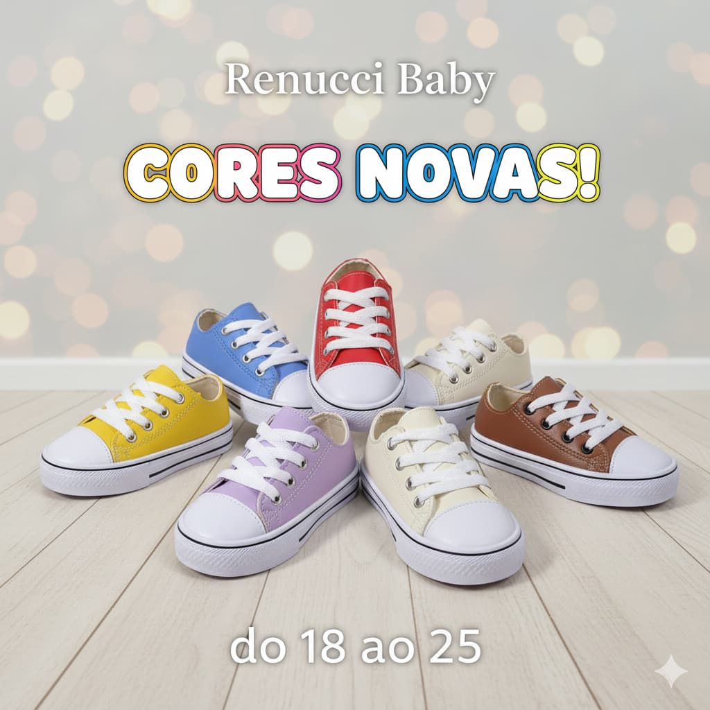 Tênis Casual  Baby Infantil Modinha Super Confortavel Lancamento