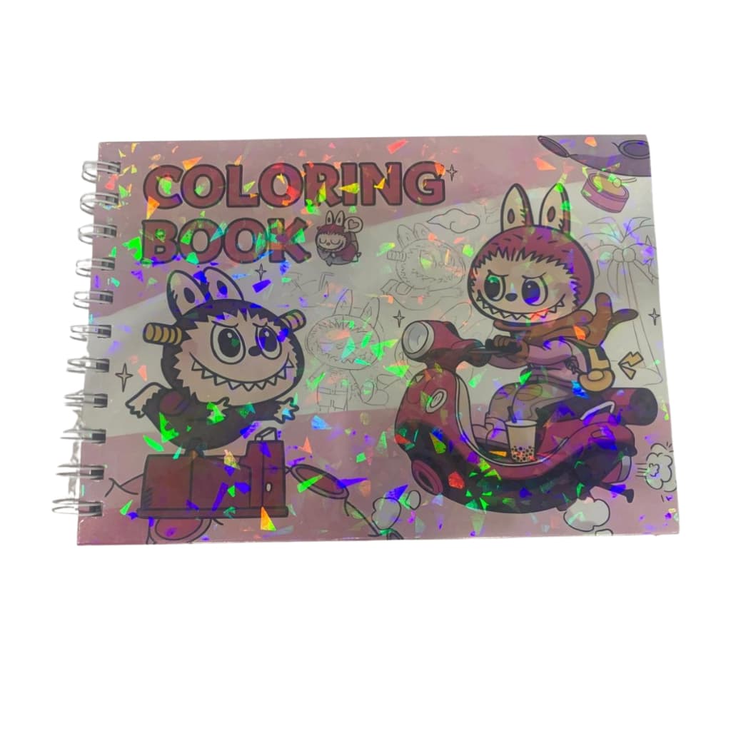 Livro Colorir 50 Folhas Caderno De Desenho Pintura Coloring Book cenários fascinantes Capa Dura