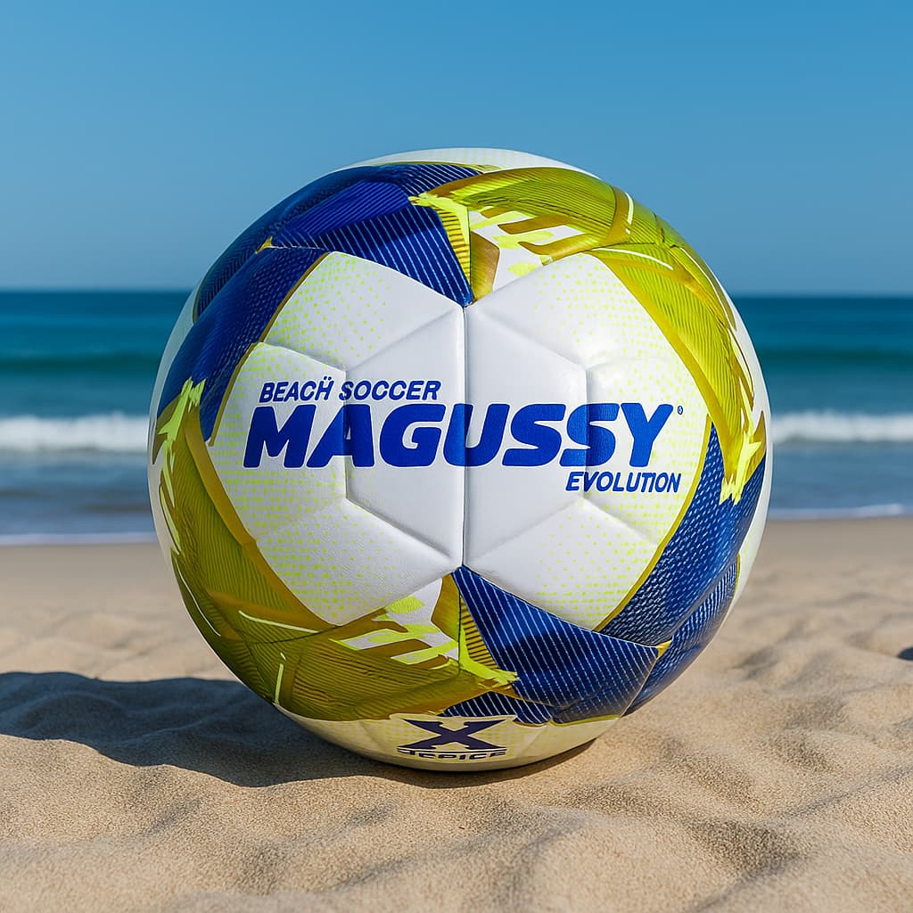 Bola Futebol de Areia Beach Soccer Nº5 X-Fusion Profissional Magussy Evolution
