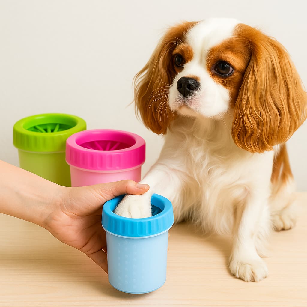 Lava Patas para Cachorros pet P M G silicone macio