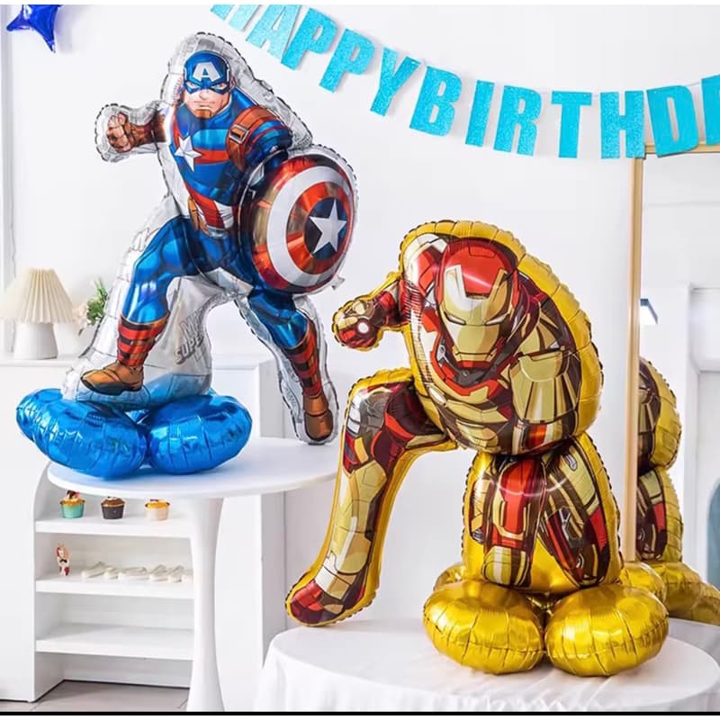 balão homem de ferro festa heroi vingadores infantil aniversário criança gigante
