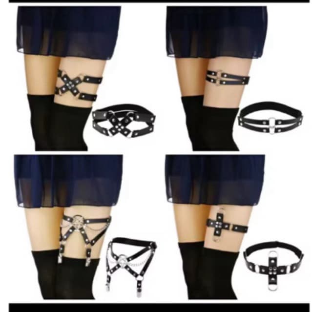 GARTER ANA ACESSÓRIO PARA COXA GOTICO COSPLAY