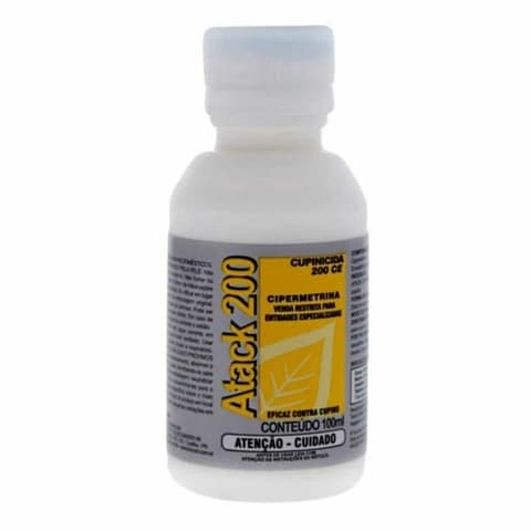 Cupinicida Atack 200 100 ML - combate aos cupins, carunchos e brocas de madeira
