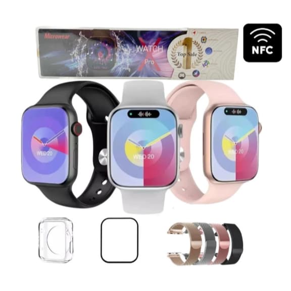 Smartwatch X Pro 47mm Tela Amoled Serie 10 Prova D'Agua Chat GPT Microwear