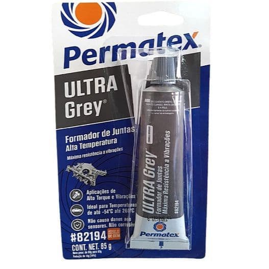 Permatex ULTRA Grey 85g 82194 Cola de Silicone para alta temperatura - Formador de Juntas