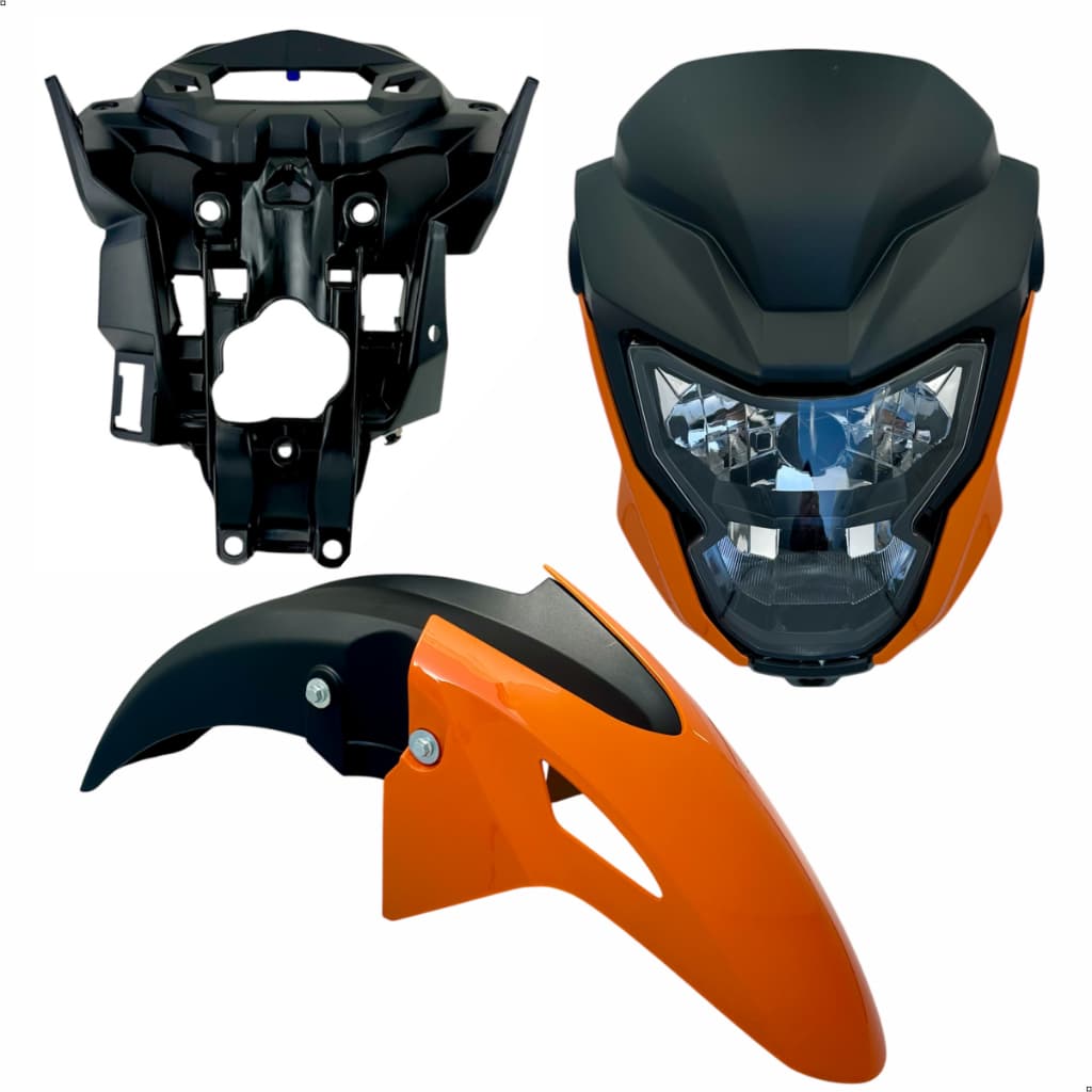 Frente Completa Titan Fan 160 2025 + Paralama Dianteiro 2025