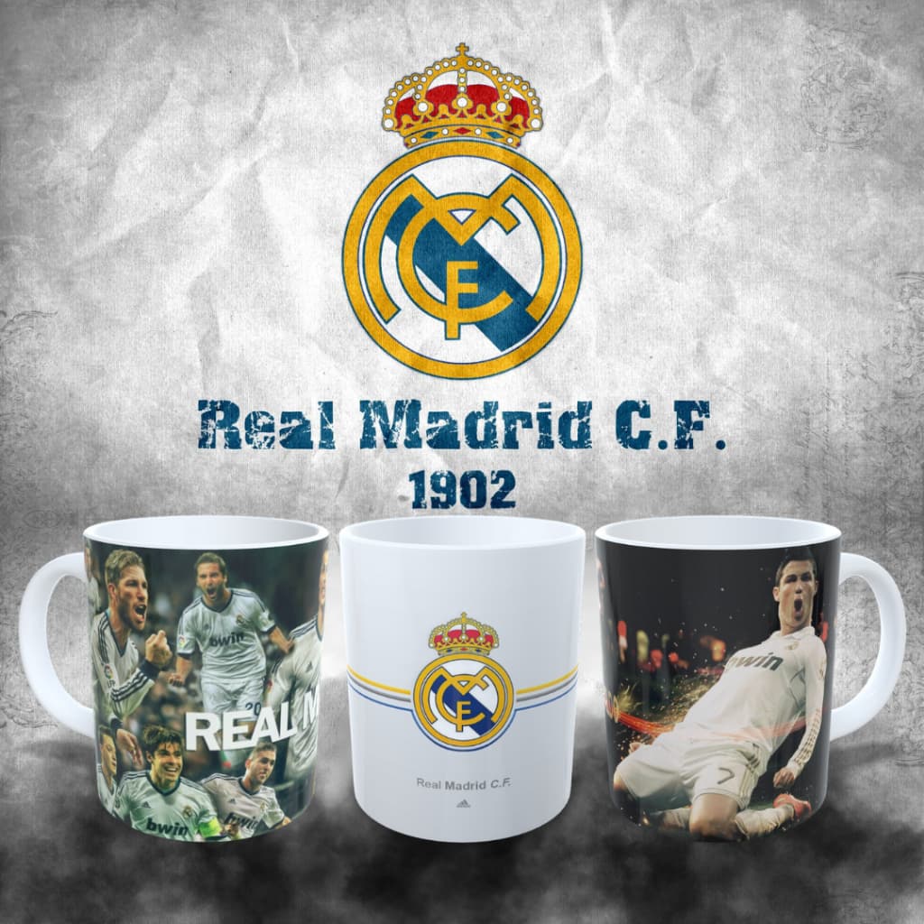 Caneca do Real Madrid! Vários Modelos do Real! Promoção Especial + Envio Rápido!