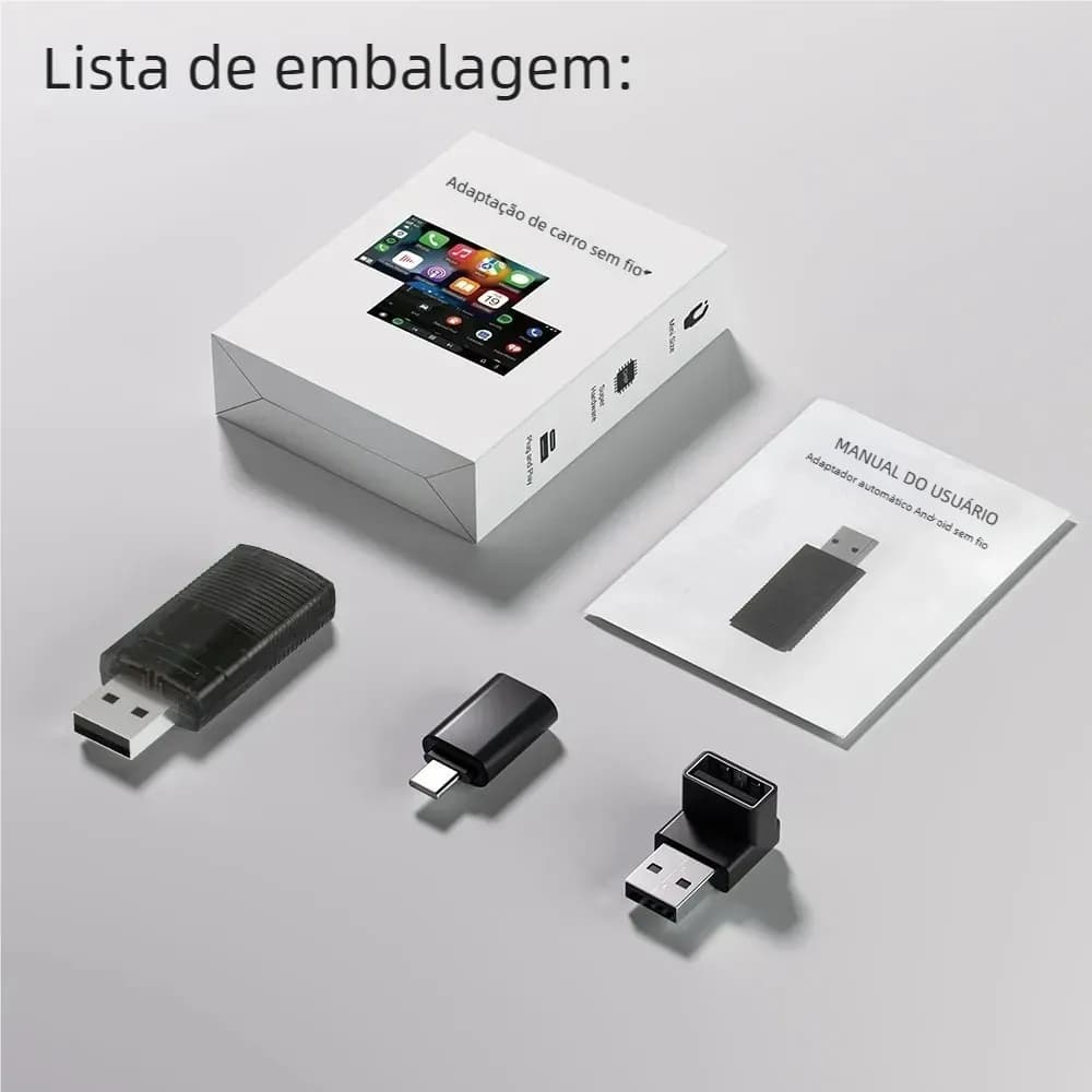 Adaptador Inalámbrico Para Coche Para Carplay/android Auto