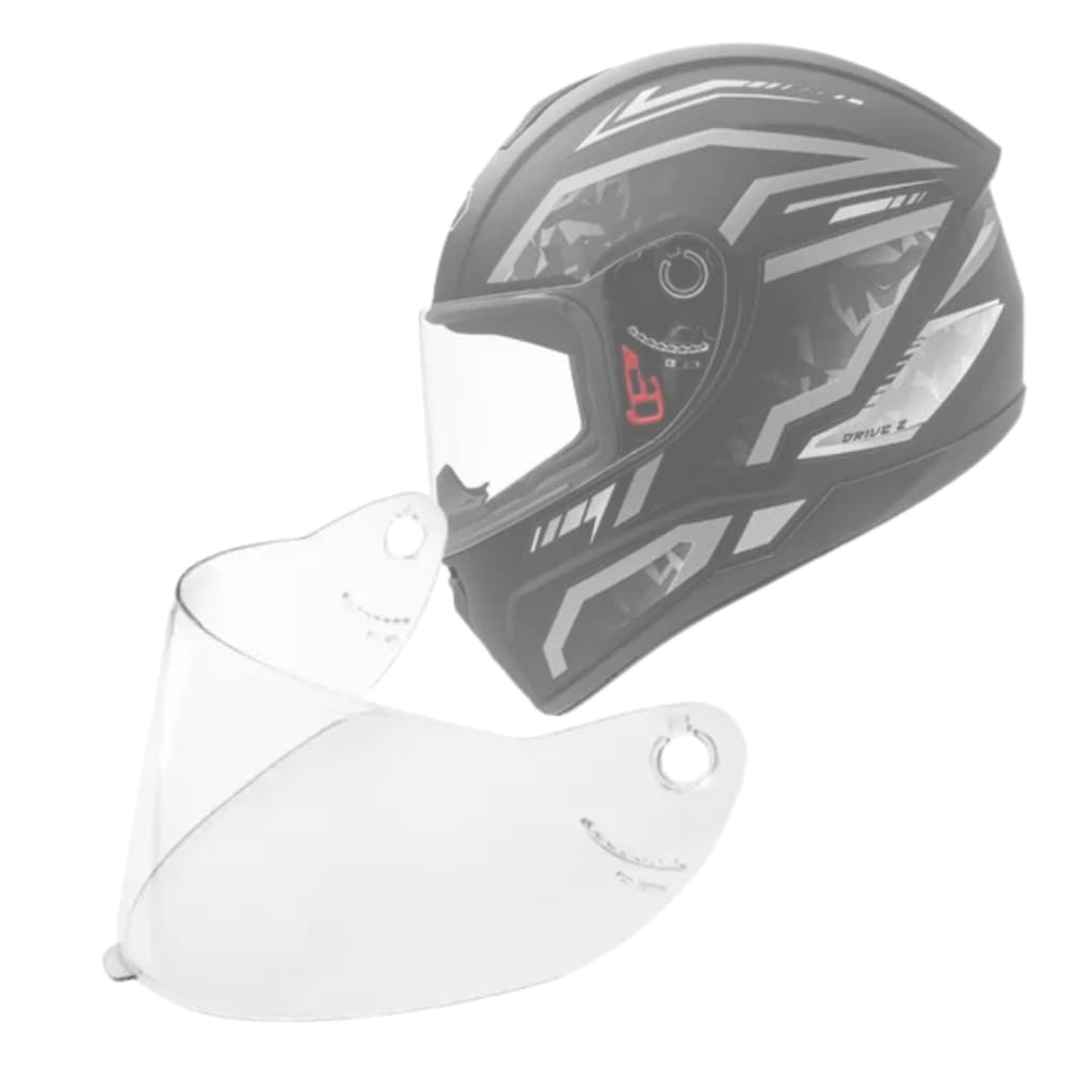 Viseira Capacete Fly Drive 2 Polivisor Anti risco