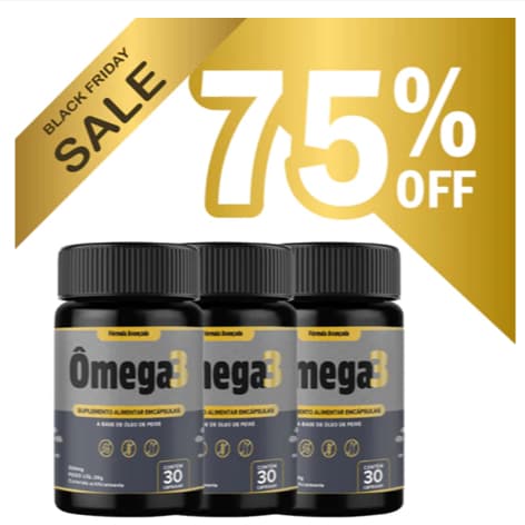 Kit 3 Ômega 3 500mg 60 capsulas Original 3, 2 Potes ou 1 Pote