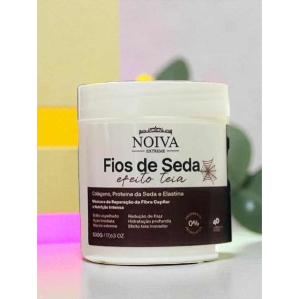 Máscara Noiva Extreme Cabelos De Diva Fios De Seda Efeito Teia 500g Reparação 4D
