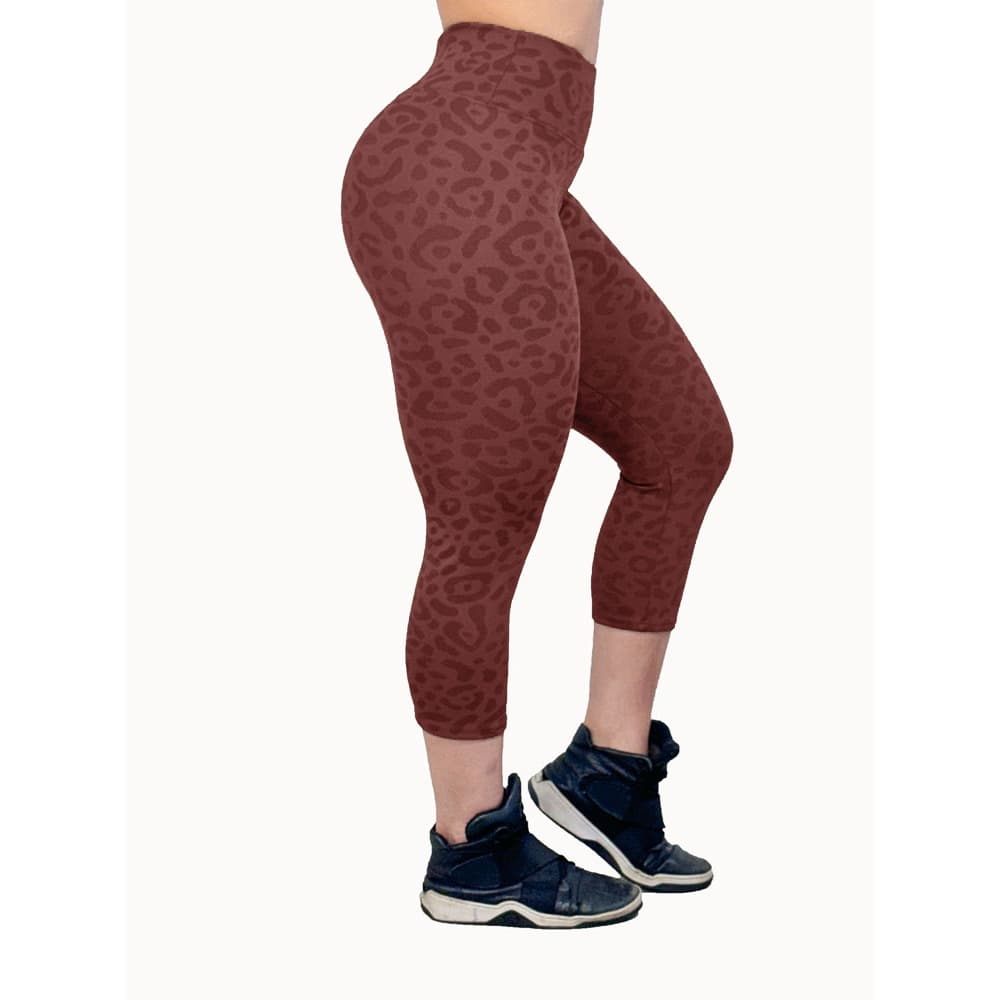 Calça Corsário Jacquard Fitness Original Tecido Grosso